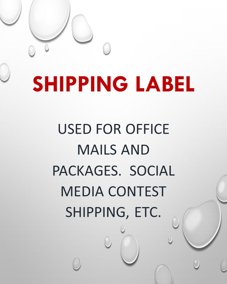 Shipping Label